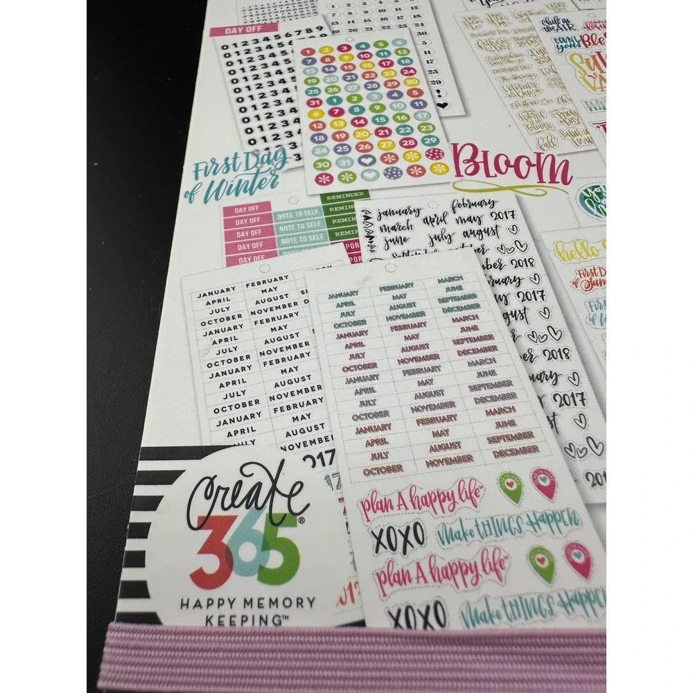 Erin Condren The Happy Planner Dates and Holidays Sticker Book 2601 pieces 90%